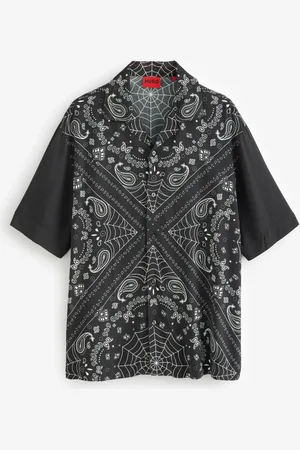 HUGO BOSS Oversized Fit Espino Short Sleeve Shirt S