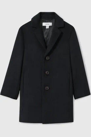 Reiss Navy Gable 3-9 yrs Single Breasted Overcoat 4