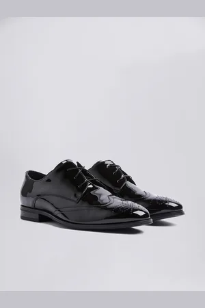 Moss Kensington Patent Dress Brogues AU 10 (EU 44)