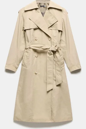 mint&berry Natural Double Breasted Trench Coat xlarge