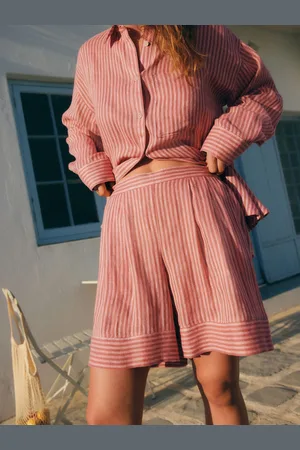 Next 100% Linen Shorts AU 22