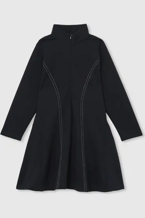 Reiss Kelly 9-13 yrs Jersey Contrast-Stitch Flared Dress 12