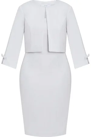 Gina Bacconi Corinne Crepe Dress And Jacket Set AU 20