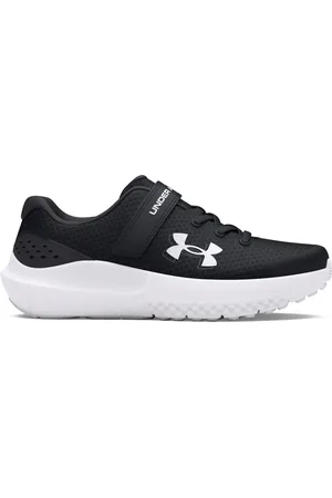 Under Armour Black/White Surge 4 Trainers AU 2.5 (EU 35)