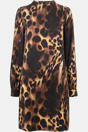 Whistles Misty Leopard Print Cleo Dress AU 16
