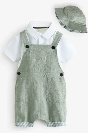 Ted Baker Seersucker Dunagrees, Polo and Hat Set 12