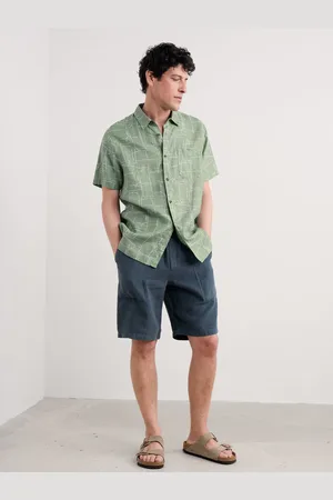 Seasalt Cornwall Mens Sandcart 100% Linen Shorts XXL