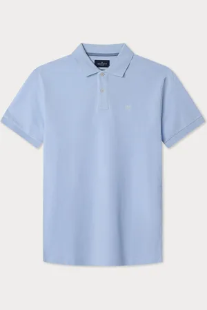 Hackett Slim Fit Linen Piqué Polo L