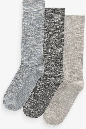 Next Blue/Grey Slouchy Ankle Socks 3 Pack One