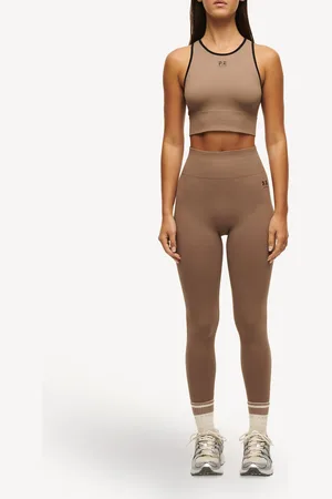 P.E Nation P. E Nation Brown Restore Seamless Leggings S