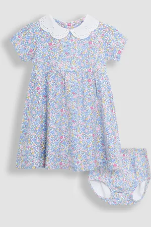 JoJo Maman Bébé Floral Broderie Collar Dress 12