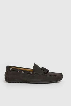Hackett Suede Driver Loafer With Tassel AU 11 (EU 45)