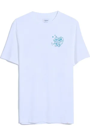 Farah Limscott 100% Cotton Graphic Short Sleeve White T-Shirt XL
