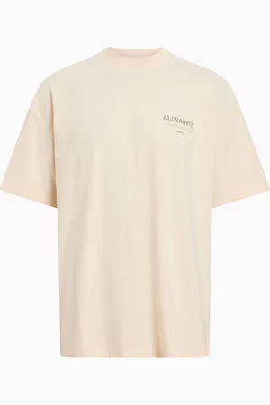 AllSaints AllSaints Chalk White Underground 100% Cotton Crew T-Shirt xsmall