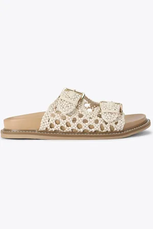 Kurt Geiger Cream Rhoda Sandals AU 8 (EU 39)