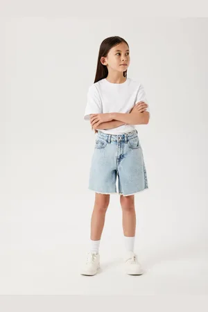 NAME IT Long Bleached Denim Shorts 8 Years (128 cm)