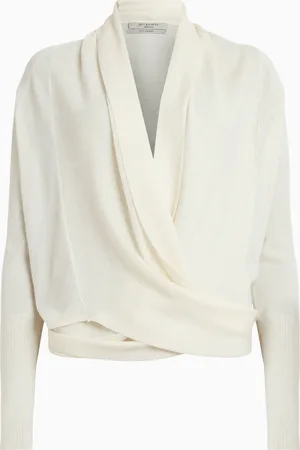 AllSaints AllSaints White Wasson Pirate Cardigan XS