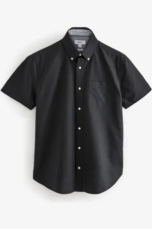 Next Regular Fit Short Sleeve Oxford Shirt 3XL