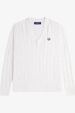 Fred Perry Cable Knit Jumper AU 14