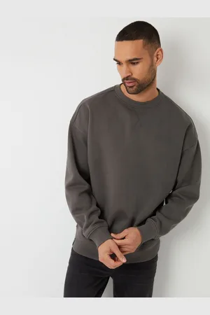 Threadbare Grey Oversized Fit Crew Neck Sweatshirt XXL