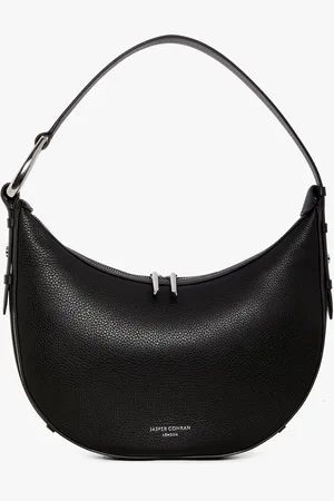 Jasper Conran Scoop Black Shoulder Bag One