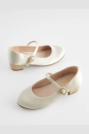 Next Wide Fit (G) Mary Jane Flower Girl Square toe Occasion Shoes AU 13 (EU 32)