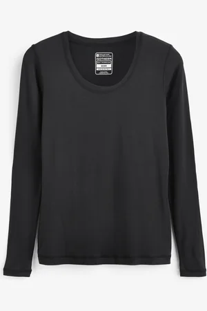 Mountain Warehouse Black Womens Keep The Heat Thermal Top AU 16