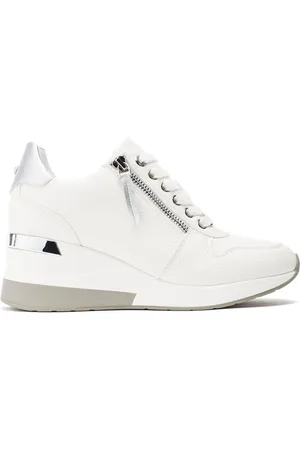 Moda In Pelle Blue Caspia Lace-Up Wedge Trainers AU 7 (EU 38)