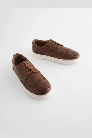 Next Wide Fit (G) Leather Lace Up Brogue Shoes AU 12 (EU 30.5)