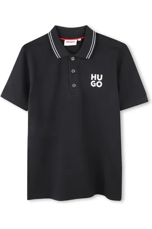 HUGO BOSS Square Chest Logo Short Sleeve Polo Shirt 8 Years (128 cm)