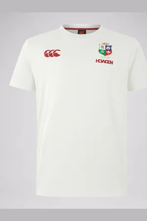 Canterbury Cream British & Irish Lions Rugby Cotton Jersey T-Shirt L