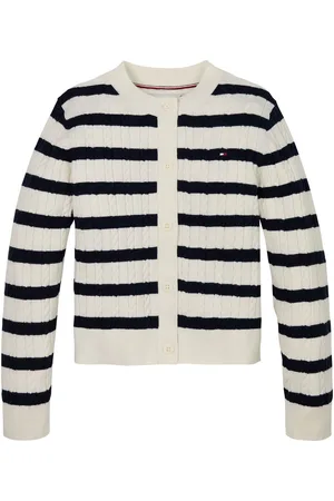 Tommy Hilfiger Black/Cream Mini Cable Cardigan 3 Years (98cm)