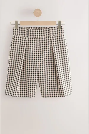 Next Gingham Check Tailored Long Shorts 16