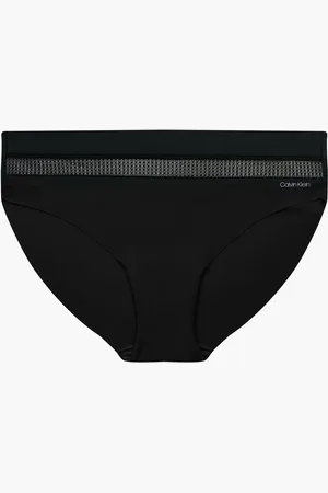 Calvin Klein Black Insert Mesh Bikini Briefs XS