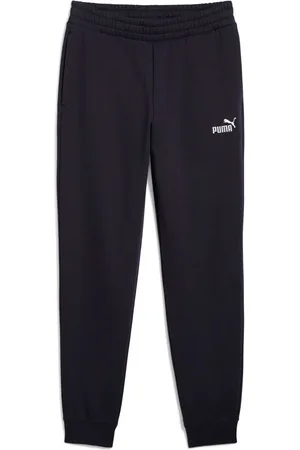 PUMA Black ESS No 1 Logo Joggers Fleece Cuffed Leg XS