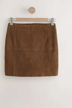 Next N. Premium Real Suede Mini Skirt AU 18