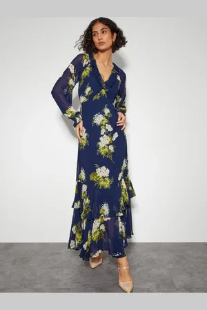Monsoon Rowena Floral Ruffle Dress AU 22