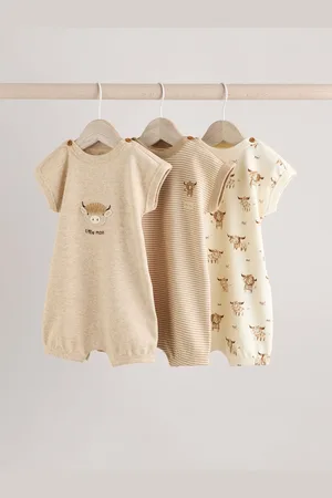 Next Neutral Hamish Baby Romper (0mths-3yrs) 9