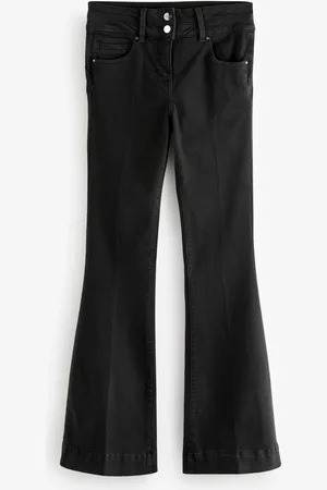 Next Black Flared Lift Slim And Shape Bootcut Jeans AU 12 Petite