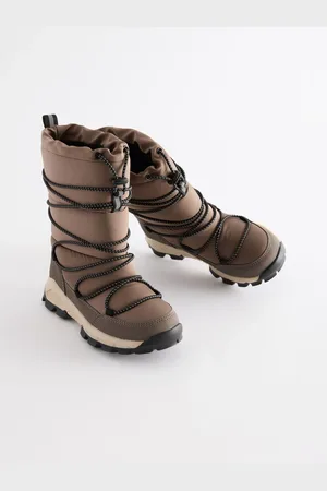 Next Neutral Waterproof Bungee Cord Snow Boots AU 4 (EU 37)