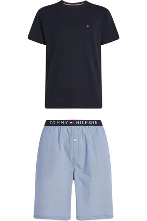 Tommy Hilfiger Blue 100% Cotton Pyjama Set L