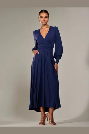 Jolie Moi Long Sleeve Supersoft Jersey Maxi Dress AU 8