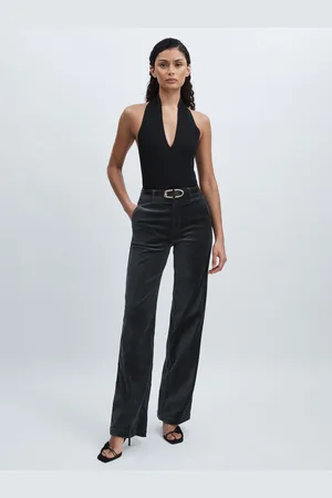 Paige Velvet Wide-Leg Trousers 29