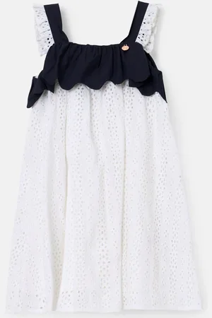 Angel & Rocket Arielle Broderie Panel 100% Cotton Dress 12 Years (152cm)
