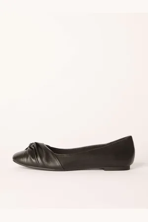 Friends Like These Standard Fit Twist Detail Round Toe Flat Ballerina Pump Shoes AU 6 (EU 37)