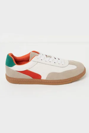 Fat Face FatFace White Fia Retro Trainer AU 8 (EU 39)
