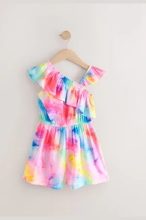 Next Rainbow Frill Shoulder Playsuit (3-16yrs) 11 Years (146cm)