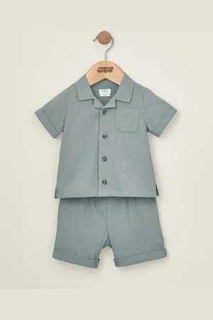 Mamas & Papas Patch Pocket 100% Cotton Shirt and Shorts Set 2