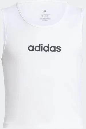 adidas White Essentials 100% Cotton Vest 11