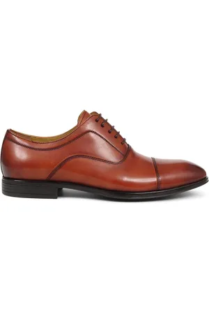 JONES BOOTMAKER Middleham Leather Oxford Black Shoes AU 9 (EU 43)